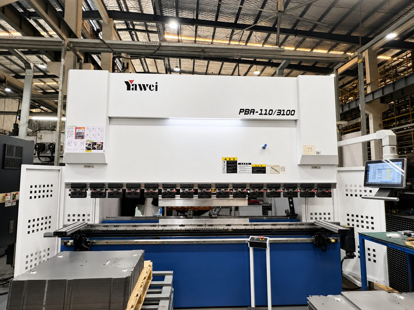 CNC press brake bending operation at ACE Suzhou
