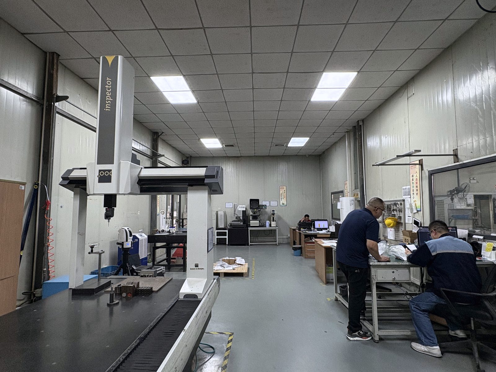 Brown & Sharpe Inspector coordinate measuring machine (CMM) in the ACE Suzhou metrology room