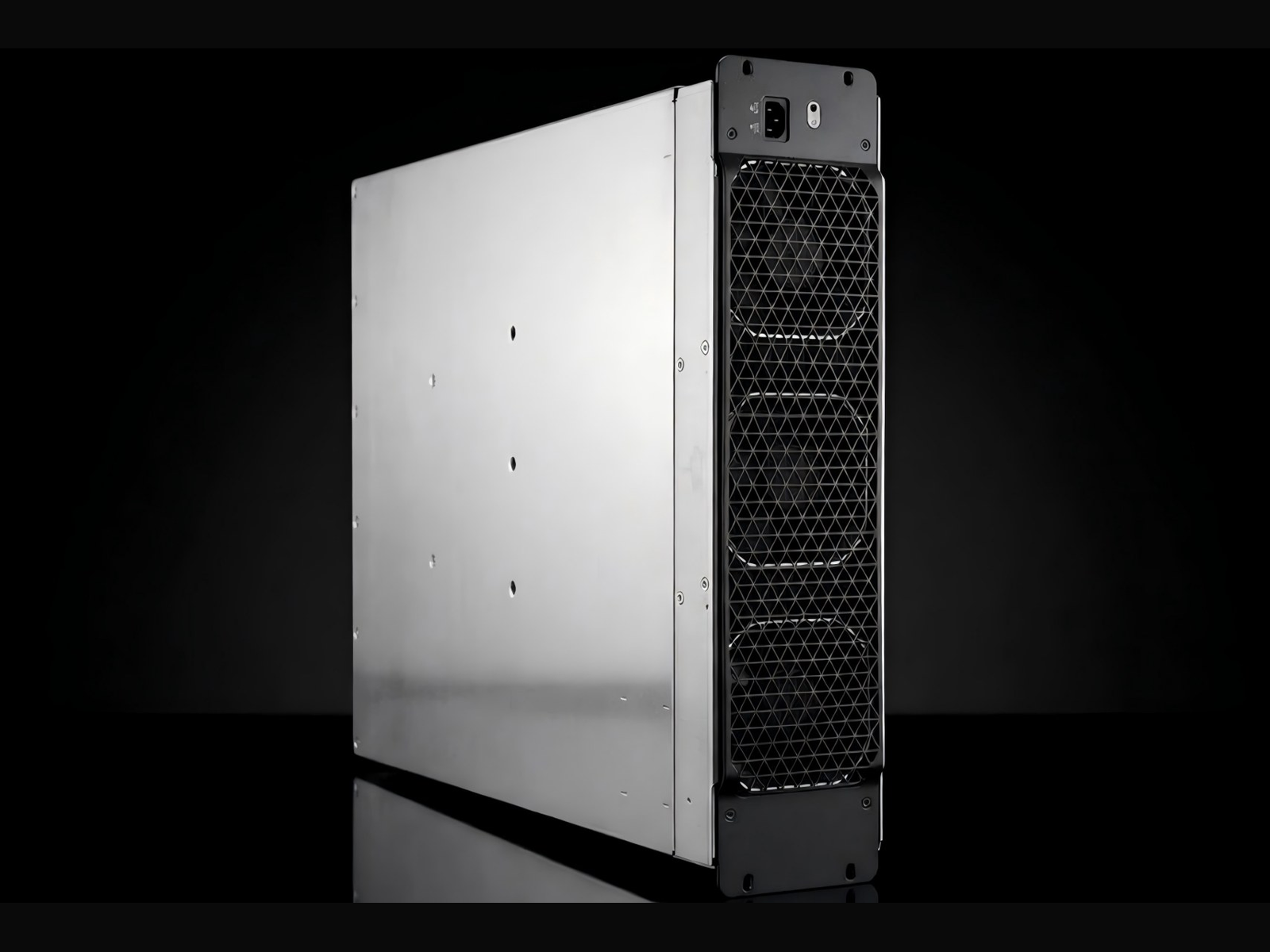 AI server enclosure with high-airflow fan-wall front — ACE Sheet Metal